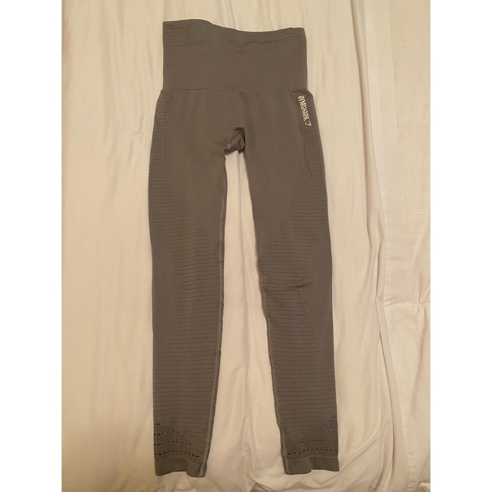 Grey Gymshark energy seamless leggings